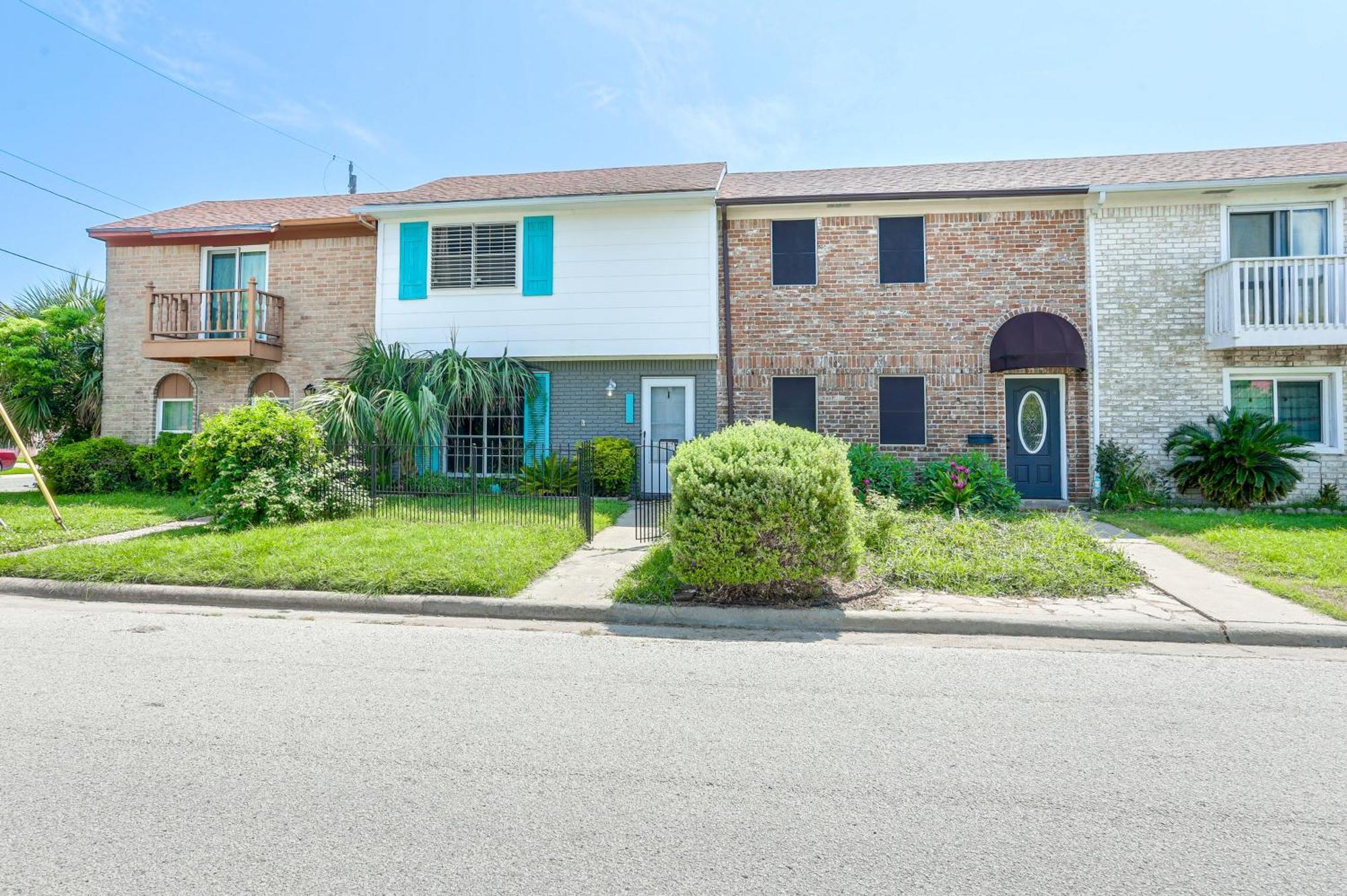 Townhome Near Beach In Galveston Furnished Patio! Exterior photo